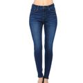 Wax Jeans Women's High Rise Classic 5 Pocket Skinny Jean w/ True Stretch