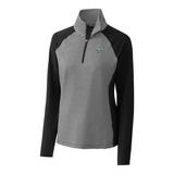 South Florida Bulls Cutter & Buck Women's Forge Tonal Half-Zip Pullover Jacket - Black