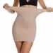 Wisremt Women Shapers Half Slip Control Dress Slimming Underwear Skirts High Waist Shapewear Butt Lift Tummy Control Underskirt,Skin Color,M