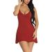 S-XXXXL Women Summer V Neck Backless Dress Casual Evening Party Short Mini Dress Slim Bodydoll Dresses Short Skirts Women Plus Lingerie Nightdress Sexy Tunic