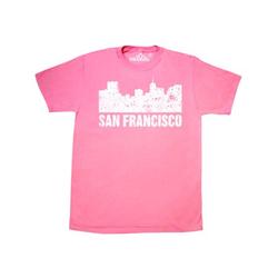 Inktastic San Francisco Skyline with Grunge Adult T-Shirt Male