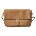 Chinatera Casual Leather Messenger Bag Women Solid Lady Daily Shoulder Pouch (Brown)