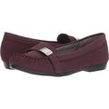 LifeStride Women's Randi Dark Red Faux Suede Shoe