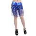 S/M Fit Metallic Cleopatra Inspired Sequin Fringe Shorts