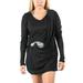 Women's PUMA by CHALAYAN Twist Drape Top Shirt Dress Black