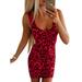 Women's Dresses Sundress Slim Sleeveless Leopard Bodycon Summer Cocktail Party