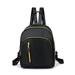 LisenraIn Women's Nylon Backpack Black Schoolbag Small Travel Satchel Bag