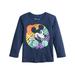 Mickey Baby Toddler Boy Long Sleeve Graphic Tee Dark Blue (12M)