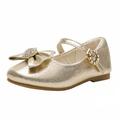 Dream Pairs Kids Girls Toddlers Mary Jane Flats Shoes Casual Princess Dress Shoes Angel-22 Gold Size 10