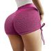 Women's Running Shorts Scrunch Butt Lifting High Waisted Workout Drawstring Yoga Shorts