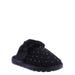 Furry Flatbed Sweater Moccasin Slipper -Women Knitted Fur Winter Slide