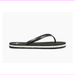 Calvin Klein Men's Monogram Logo Stripe Thong Sandal Black Size 9