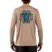 SAND.SALT.SURF.SUN Turtle Shells Men's UPF 50+ Long Sleeve T-Shirt