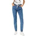 S-5XL Women Casual Drawstring Mid Rise Stretch Jeans Trousers Slim Fit Boyfriend Denim Pants Joggers Jeggings Plus Size