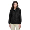 Ladies' Climate Seam-Sealed Lightweight Variegated Ripstop Jacket - BLACK - M