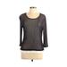 Pre-Owned Lynn Ritchie Women's Size L Long Sleeve Silk Top