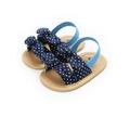 Wassery Baby Girls Bowknot Sandals Summer Beach Shoes Prewalker Crib Shoes 0-18M