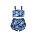 Wallarenear 2PCS Toddler Baby T-Shirt Vest Tops Shorts Pants Love Print Shorts