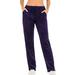 SAYFUT Women's Velour Track Pant Open Leg Pajama Pant Super Soft Plush Comfy Velour Pants,Plus Size S-2XL Purple/Pink