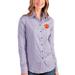 Clemson Tigers Antigua Women's Structure Button-Up Shirt - Purple/White