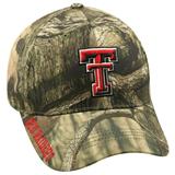 Men's Top of the World Mossy Oak Camo Texas Tech Red Raiders Team Adjustable Hat - OSFA