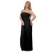 HDE Strapless Maxi Dresses Long Sun Dress Cover Up (Women's Plus)Â