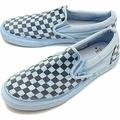 Vans Classic Slip On CA Over Washed Dress Blues Men's Skate Shoes Size 13