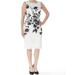 DKNY Women's Embroidered Floral Lace Sheath Dress