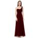 Ever-Pretty Women's Elegant Floor Length Formal Evening Dresses 09768J for Juniors Burgundy US9