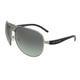 Michael Kors MK 1006 105911 Sadie II - Black Silver Leopard/Black by Michael Kors for Women - 62-14-125 mm Sunglasses