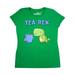 Inktastic Tea Rex Cute Green Dinosaur Pun Adult Women's T-Shirt Female