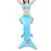 CVLIFE Baby Kids Girls Mermaid Tail Swimmable Bikini Sets Cute Tankini Set Swimwear Swimsuit 12 Types 3Pcs Summer Beachwear Bathing Suit Swimming Costumes 4-13Years Birthday Gifts Party