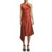 Alexis Womens Draped Midi Dress