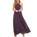 Chiffon Formal Maxi Dress For Women Halter Evening Party Wedding Bridesmaid Dresses Ladies Long Prom Evening Party Bridesmaid Wedding Maxi Dress