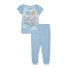 Dumbo Baby Girls Snug Fit Cotton Short Sleeve Pajamas, 2pc Set (9M-24M)