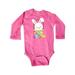 Inktastic Easter Bunny, Little Bunny, Easter Eggs Basket Infant Long Sleeve Bodysuit Unisex