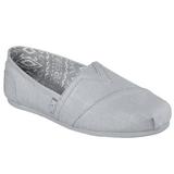 BOBS from Skechers Women's Bobs Plush Best Wishes Flat, Light Grey, 11 M US