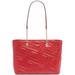 DKNY Allen Leather Chain Tote, Red