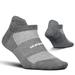 Feetures Unisex High Performance Ultra Light No Show Tab Sock Solid (X-Large, Heather Gray)