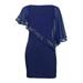 Besufy Plus Size Women Shoulder Dress,Round Neck Irregular Sequins Patchwork Slit Sleeve Pencil Mini Dress