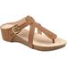 Women's Journee Collection Navara Wedge Thong Sandal