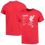 Liverpool New Balance Youth US Tour Graphic T-Shirt - Red