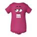 M & M Custome for baby Halloween Costume Baby Bodysuit Pink New Born