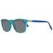 SUNGLASSES - POLARIZED FASHION SUN GLASSES JUST CAVALLI LIGHT BLUE OTHER SMOKE UNISEX - MEN AND WOMEN JC730S 5586A