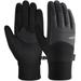 Men Women Winter Gloves, Thickened Warm Touch Screen Gloves, Anti-slip Cycling Gloves Sport Gloves, Black, S