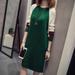 New Women's Autumn and Winter Elastic Thread Casual Sweater Dress Mid-long O Neck Knitted Sweater Dress