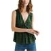 Lucky Brand Womens Romantic Ruffle Pullover Blouse