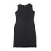 Mario Serrani Italy Womens Size Medium Sleeveless Textured-Knit Dress, Black