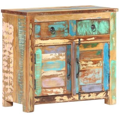 Sideboard 70x35x65 cm Altholz Massiv Vidaxl Image