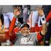 Patrick Mahomes Kansas City Chiefs Unsigned 2021 AFC Championship Champions Celebration Photograph